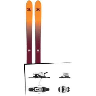 Set: DPS Skis Wailer F99 Foundation 2018 + Salomon Warden 11 silver/white
