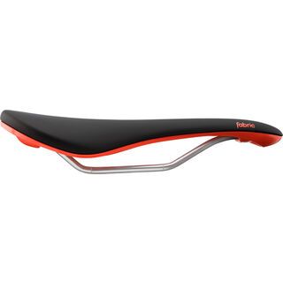 Fabric Scoop Elite Shallow Saddle - 142 mm, black/neon red - Sattel