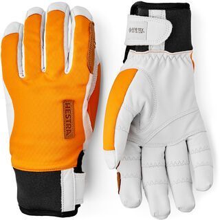 Hestra Ergo Grip Active Wool Terry 5 Finger orange/offwhite