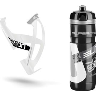 Elite Kit Supercorsa/Paron, schwarz/weiß - Flaschenhalter