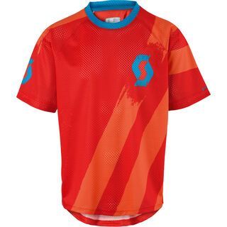 Scott Progressive 10 s/sl Shirt, red/tangerine orange - Radtrikot