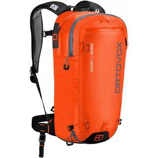 Ortovox Ascent 22 mit Avabag Kit, ohne Kartusche desert orange