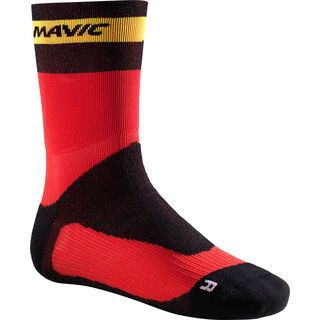 Mavic Ksyrium Pro Thermo+ Sock, red / black - Radsocken