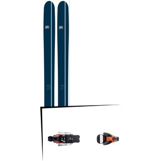 DPS Skis Set: Lotus 124 Powderworks Special Edition 2016 + Salomon STH2 WTR 16