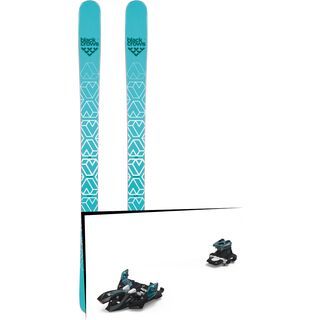 Set: Black Crows Captis Birdie 2019 + Marker Alpinist 9 black/turquoise