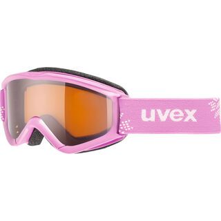 uvex Speedy Pro, pink-snowflake/Lens: lasergold - Skibrille