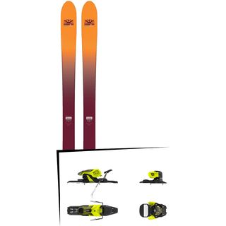 Set: DPS Skis Wailer F99 Foundation 2018 + Salomon Warden 11 yellow/black