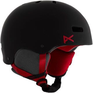 Anon Raider, black/red - Snowboardhelm