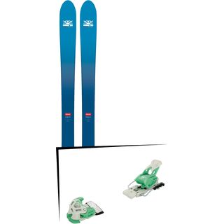 Set: DPS Skis Wailer F106 Foundation 2018 + Tyrolia Attack 12 solid white mint