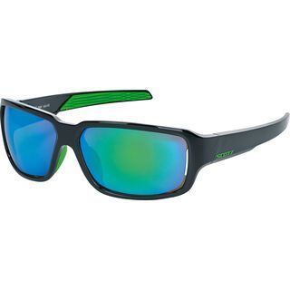 Scott Obsess ACS, black glossy/green/green chrome - Sportbrille