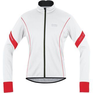 Gore Bike Wear Power 2.0 Windstopper Soft Shell Jacke, white/red - Radjacke