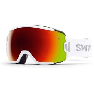 Smith Vice, white/Lens: red sol-x mirror - Skibrille