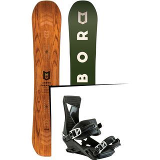 Set: Arbor Formula Premium Mid Wide 2017 + Nitro Zero 2017, not black - Snowboardset