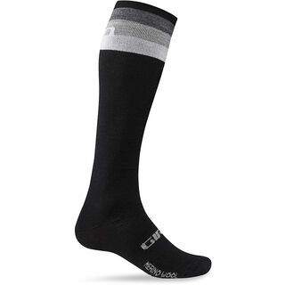 Giro Hightower Merino Wool, black/grey stripes - Radsocken
