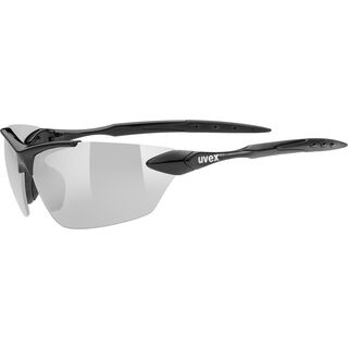 uvex sportstyle 203, black/Lens: litemirror silver - Sportbrille