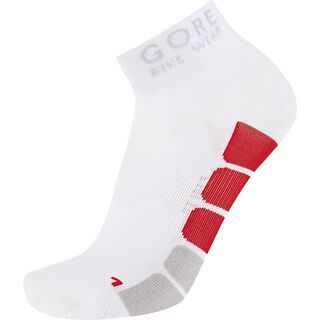 Gore Bike Wear Power Socken, white red - Radsocken