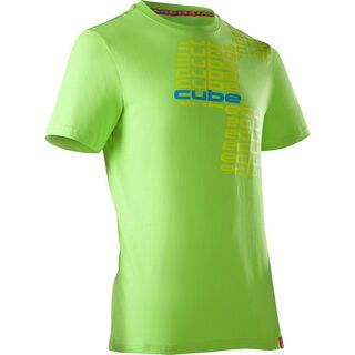 Cube T-Shirt Cube Lettered Icon green