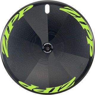 Zipp Super-9 Carbon Clincher Disc, schwarz/grün - Hinterrad