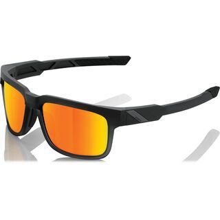 100% Type S, soft tact black/Lens: hiper red ml mir - Sonnenbrille