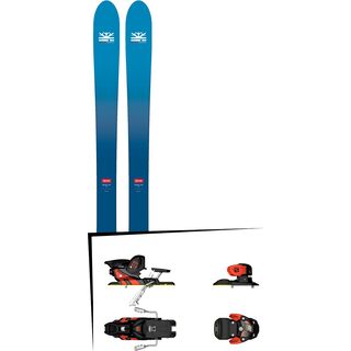 Set: DPS Skis Wailer F106 Foundation 2018 + Salomon Warden MNC 13 white/black/orange