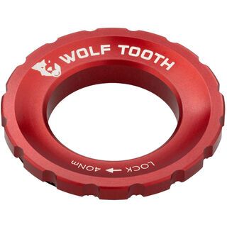 Wolf Tooth Centerlock Rotor Lockring red