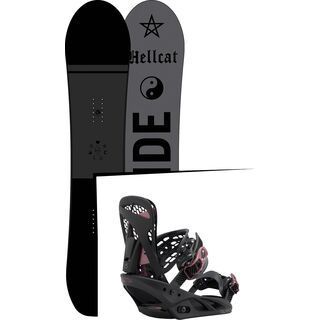 Set: Ride Hellcat 2017 + Burton Escapade 2017, black - Snowboardset