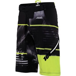 100% Airmatic Dusted Short inkl. Liner, dusted lime - Radhose