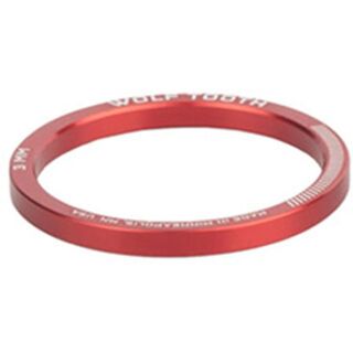 Wolf Tooth Precision Headset Spacers - 3 mm red