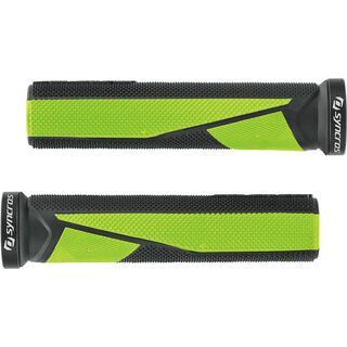Syncros Pro Lock-On Grips, black/neon green - Griffe