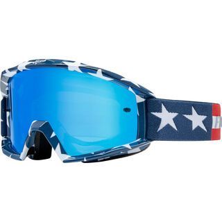 Fox Main Stripe, white/red/blue - MX Brille