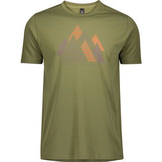 Scott Trail MTN Dri Graphic S/Sl Men's Shirt, green moss - Radtrikot