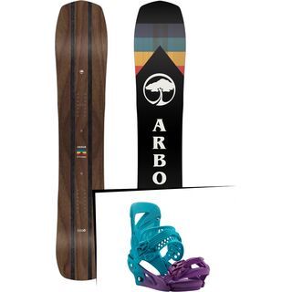 Set: Arbor A-Frame 2019 + Burton Lexa purps fade