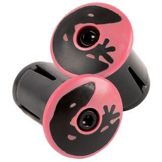 Lizard Skins Road Bar End Plugs neon pink