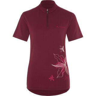 Vaude Women's Sentiero Shirt, claret red - Radtrikot