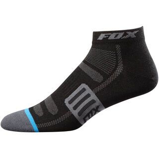 Fox Merino Wool Sock 2", black - Radsocken