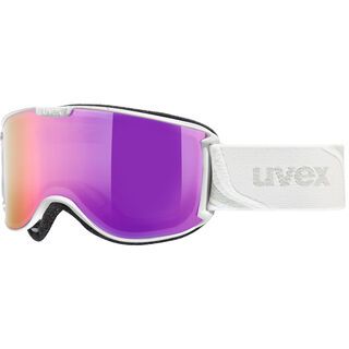 uvex Skyper LTM, white mat/Lens: litemirror pink - Skibrille
