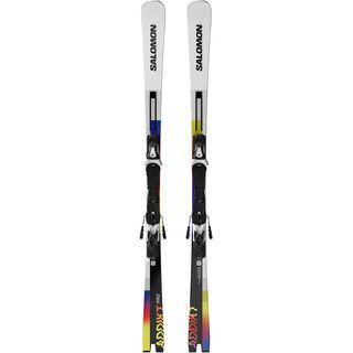 Salomon Addikt Pro + MI12 GW F80 white/black/safety yellow