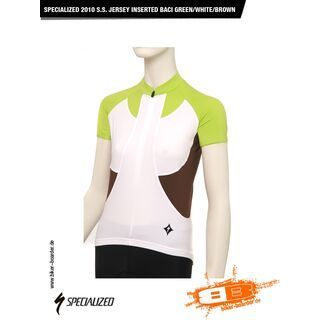 Specialized S.S. Jersey Inserted BACI, Green/White/Brown - Radtrikot