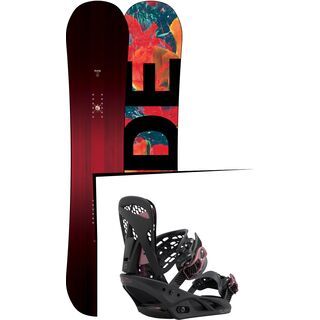 Set: Ride Saturday 2017 + Burton Escapade 2017, black - Snowboardset