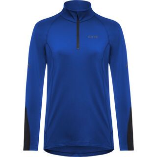 Gore Wear M Damen Mid Zip Shirt Langarm ultramarine blue/black