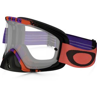 Oakley O2 MX, pinned race red/purple/Lens: clear - MX Brille