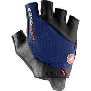 Castelli Rosso Corsa Pro V Glove belgian blue