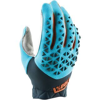 100% Airmatic Glove, steel grey/ice blue/bronze - Fahrradhandschuhe