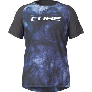 Cube MTB Trikot Artline kurzarm blue´n´black