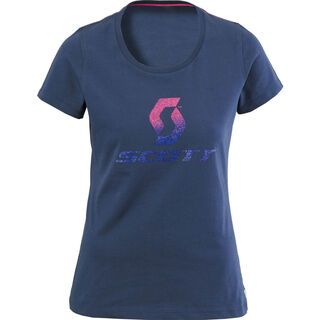 Scott Tee Womens Logo Glitter, indigo blue - T-Shirt