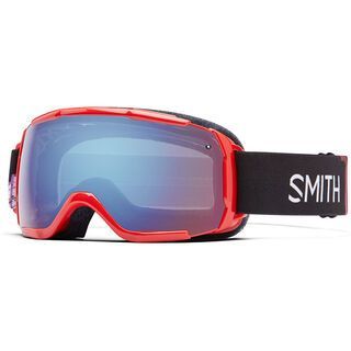 Smith Grom, red angry birds/blue sensor mirror - Skibrille