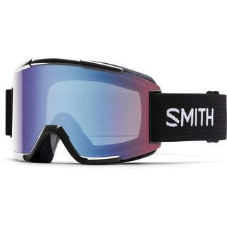 Smith Squad + Spare Lens, black/blue sensor mirror - Skibrille