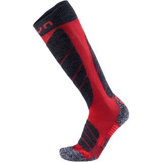 UYN Magma Ski Socks dark red/anthracite
