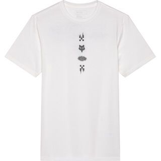 Fox Checkered SS Prem Tee optic white
