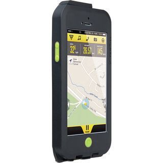 Topeak Weatherproof RideCase iPhone 5 ohne Halter, black/green - Schutzhülle